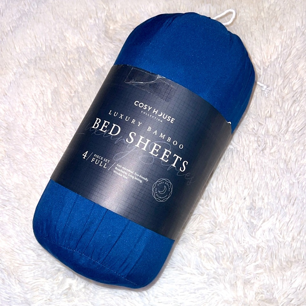 COSY HOUSE LUXURY BAMBOO BED SHEETS (FULL)